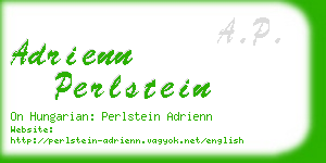 adrienn perlstein business card